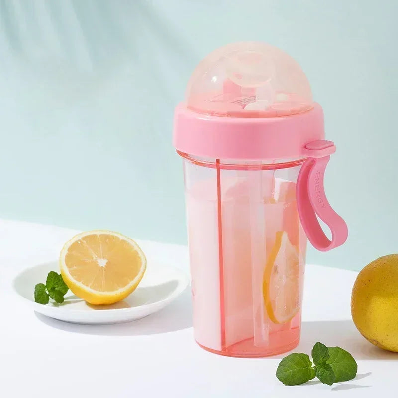 Double Tube Water Bottle